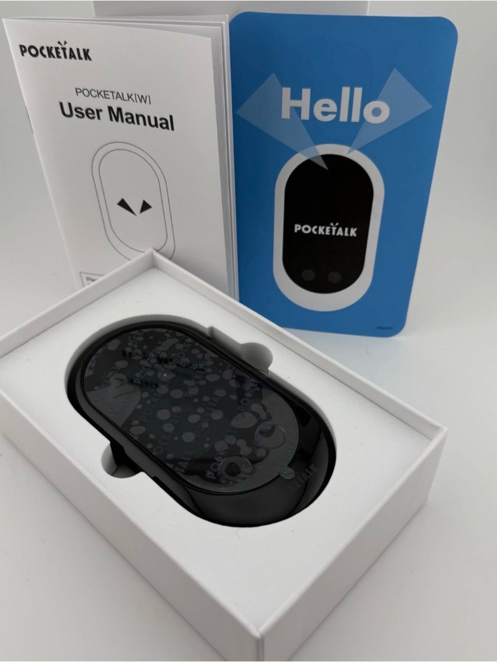 POCKETALK Pocket Talk Translator 74 Languages Wi-Fi SIM W1PGK Black